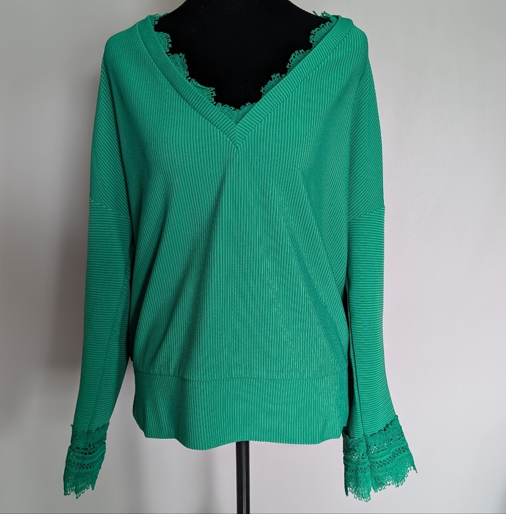 ePretty Green Knit Top